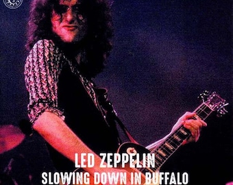 Led Zeppelin 3 CD Set Slowing Down In Buffalo Live 1973 in Buffalo NY Jimmy Page Robert Plant