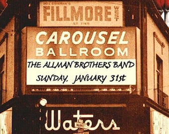 Allman Brothers Band 2 CD Set Live at the Fillmore West In San Francisco 1971 Gregg Duane