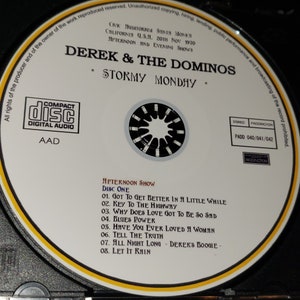 Eric Clapton Derek & Dominos 3 CD Stormy Monday Live in Santa Monica