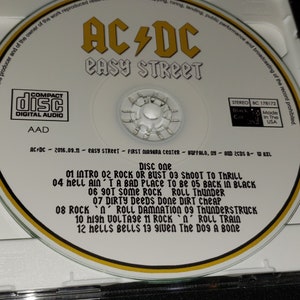 AC-DC Live 2 CD Easy Street W Axl Rose Live in Buffalo New York 2016 ...