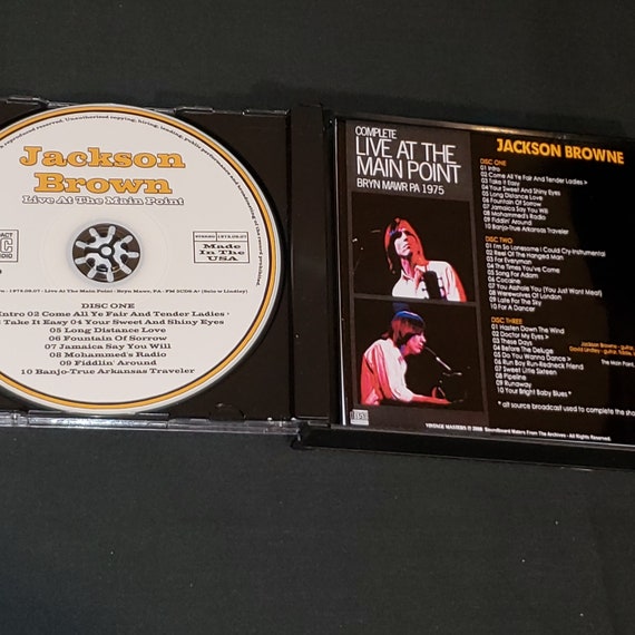 Jackson Browne 3 CD Set Live at the Main Point in 1975 Duo