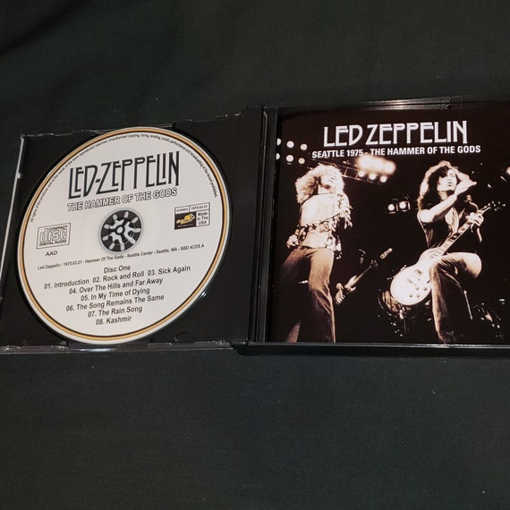Led Zeppelin 4 CD Set Hammer of the Gods Live Seattle 1975 Robert