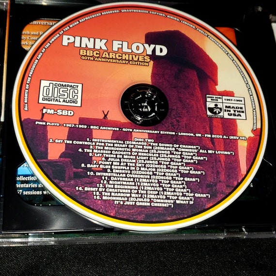 Pink Floyd Live 2 CD Set BBC Archives 40th Ann Live in London 1970