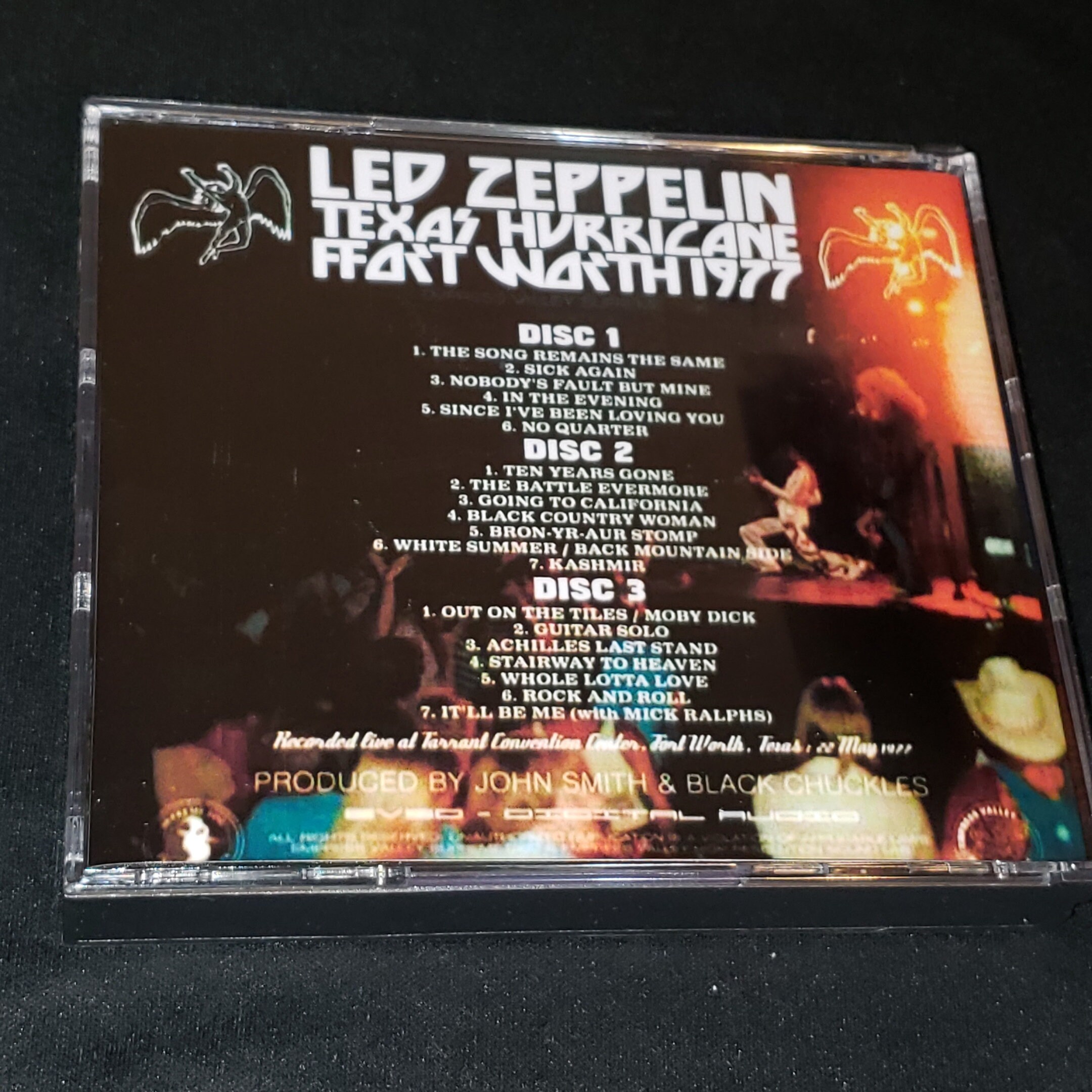 Led Zeppelin 3 CD Set Texas Hurricane Live 1977 Fort Worth