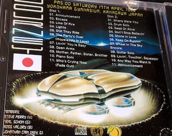 Journey Live 2 CD Set Escape From Yokohama Live in Kanagawa, Japan