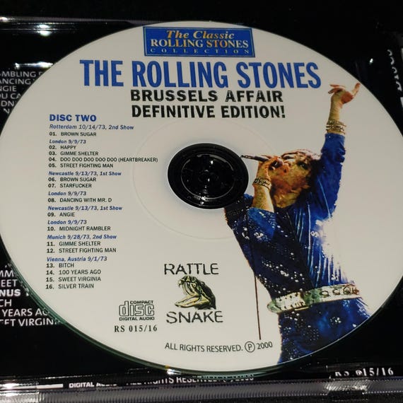 Rolling Stones Live 2 CD Brussels Affair Live in Brussels, Belgium