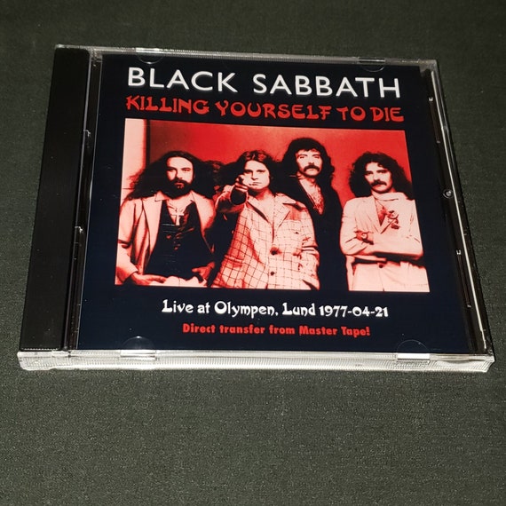 Black Sabbath Live CD Killing Yourself to Die Sweden 1977 Ozzy