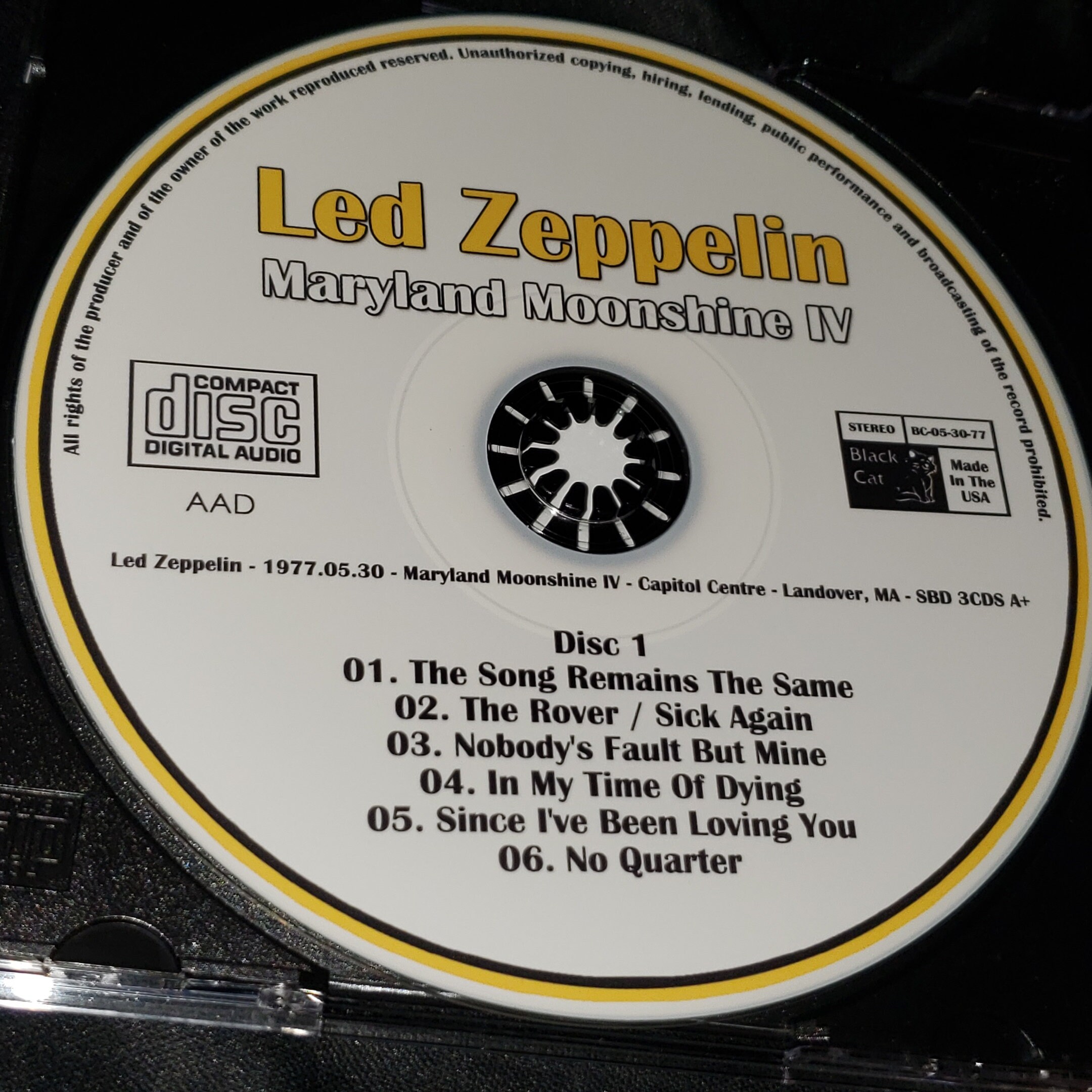 LED ZEPPELIN/MARYLAND MOONSHINE 12CD プレス盤 EMPRESS VALLEY 