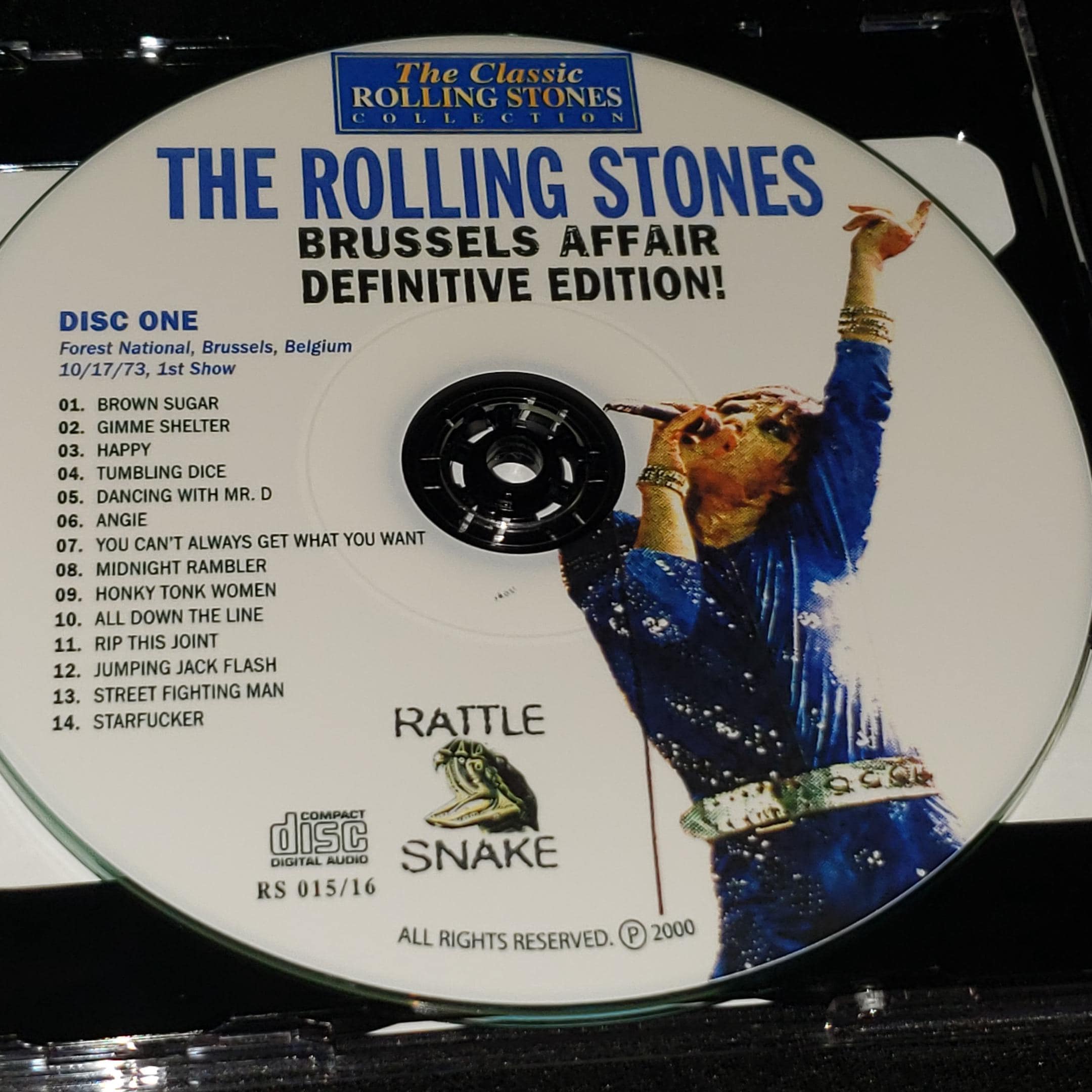 Rolling Stones Live 2 CD Brussels Affair Live in Brussels, Belgium