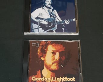 Gordon Lightfoot 2 Live 1 CD Sets New York 77 and Philly Soundstage 79 FM SBD