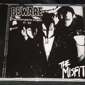 Misfits 1 CD Set Beware The Complete Singles 77-82 Samhain Danzig Original 45s