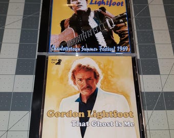 Gordon Lightfoot 2 Live 1 CD Sets Charlottetown 69 and Germany 75 FM SBD