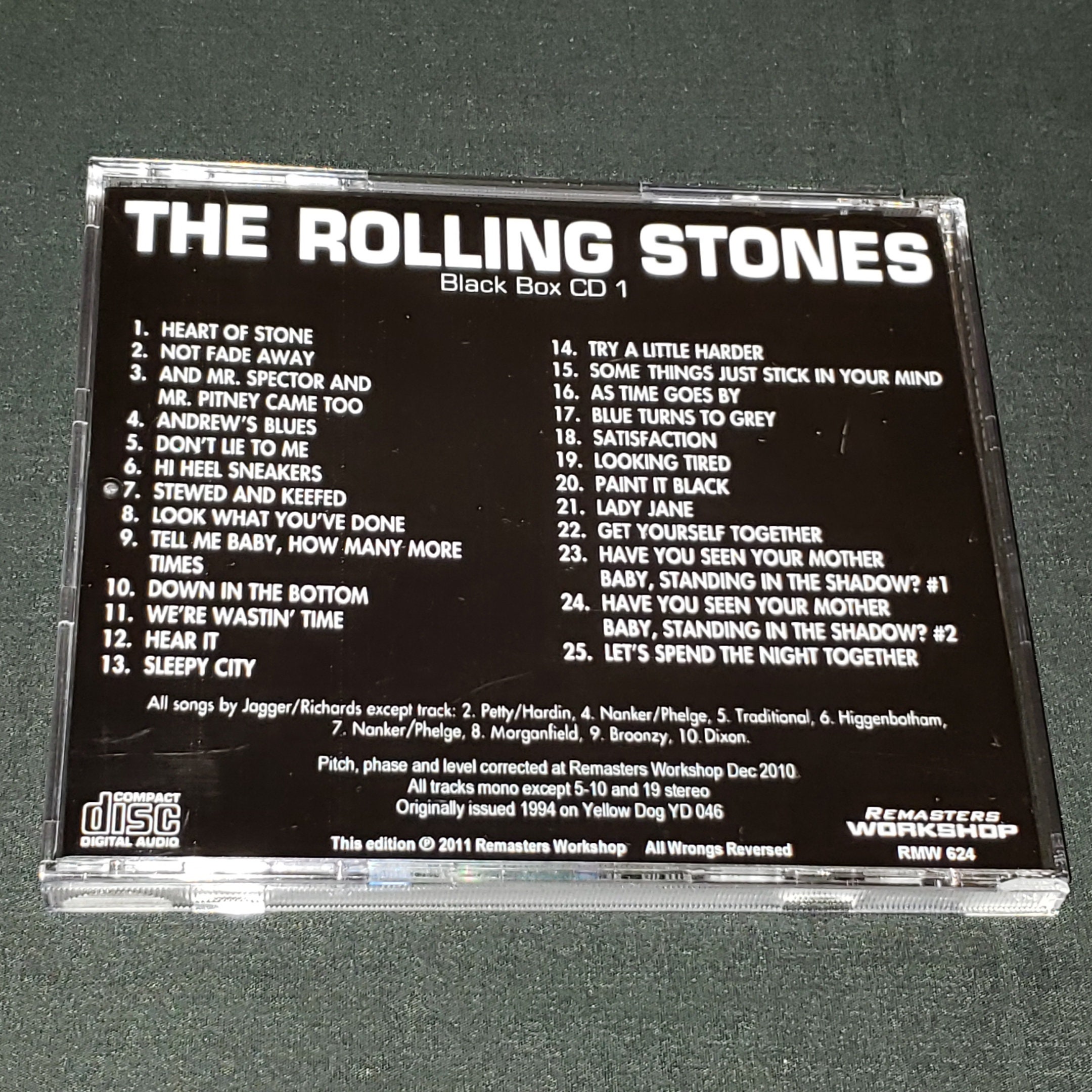 The Rolling Stones 4 CD Black Box 1960s-1970s Studio Outtakes