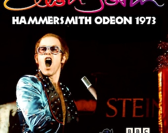 Elton John 2 CD Set BBC Archive Live at Hammersmith Odeon in London, UK 1973 Soundboard