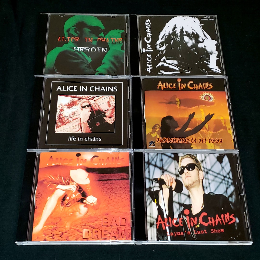 Alice in Chains Bundle 6X 1 CD Heroin Bad Dream Hollywood Toronto