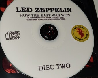 Led Zeppelin Live 2 CD Set How the East Was Won at Festival Hall