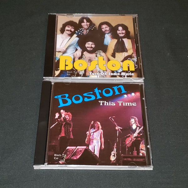 Boston 2 Live 1 CD Sets Cleveland 1976 FM and Long Beach 1977 Soundboard