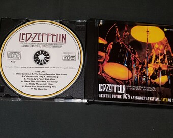 Led Zeppelin 3 CD Set Welcome to 2nd Weekend Knebworth Festival