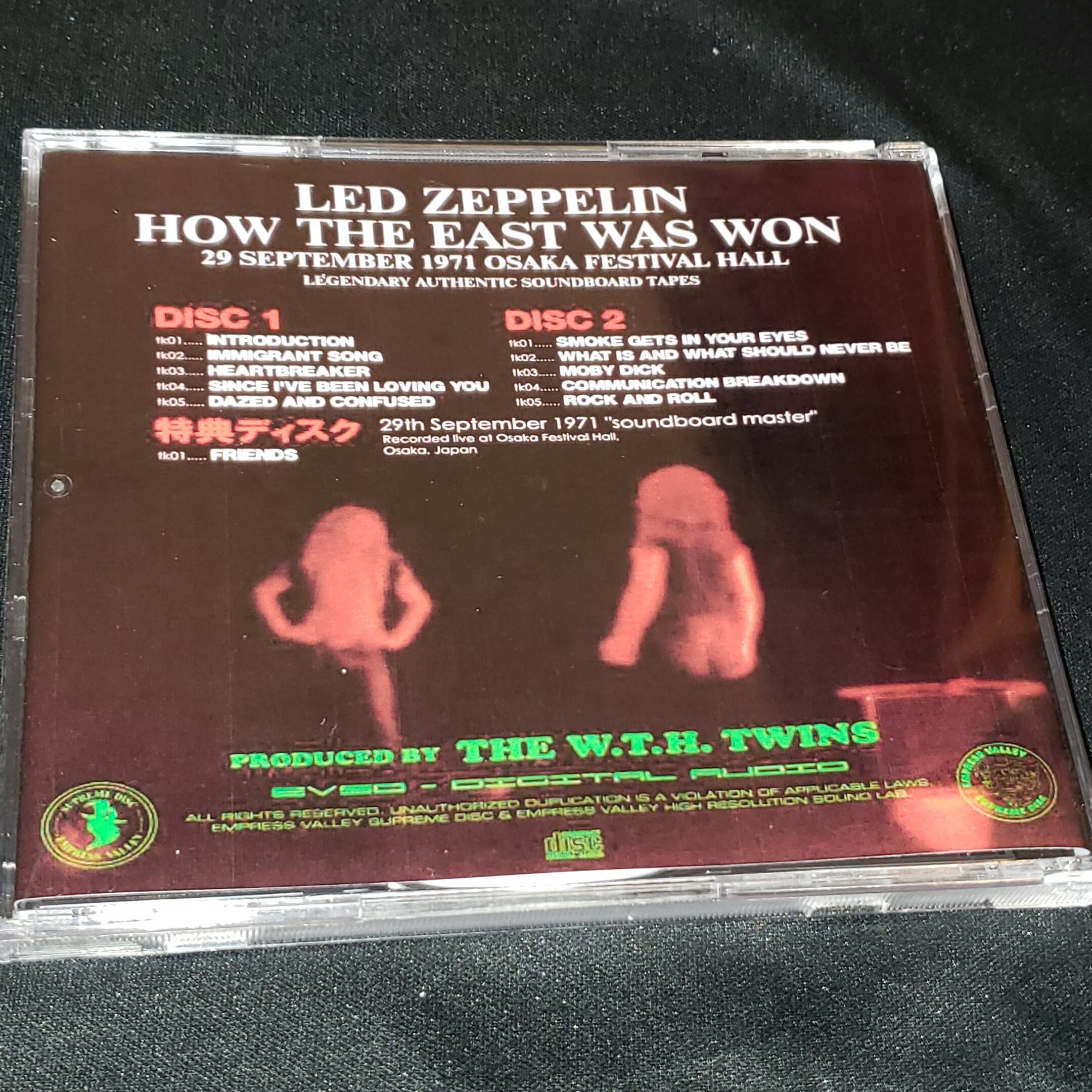 【新品未開封】 Made in Street 2 (Live Covers） Led Zeppelin Live 2 CD Set How the East Was Won at Festival