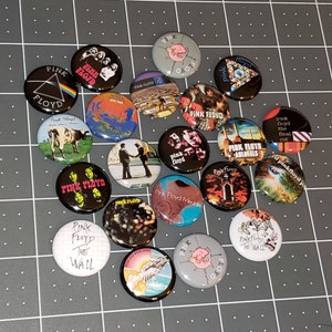 21 Pink Floyd Buttons 1 Inch Pin Mini Vinyl LP Button Pins Roger Waters Gilmour