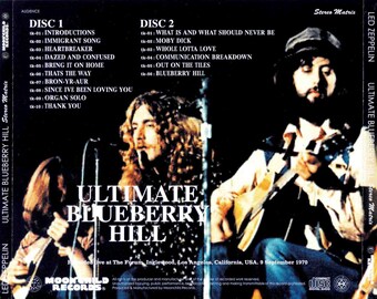 Led Zeppelin Live 2 CD Set Ultimate Blueberry Hill in Los Angeles