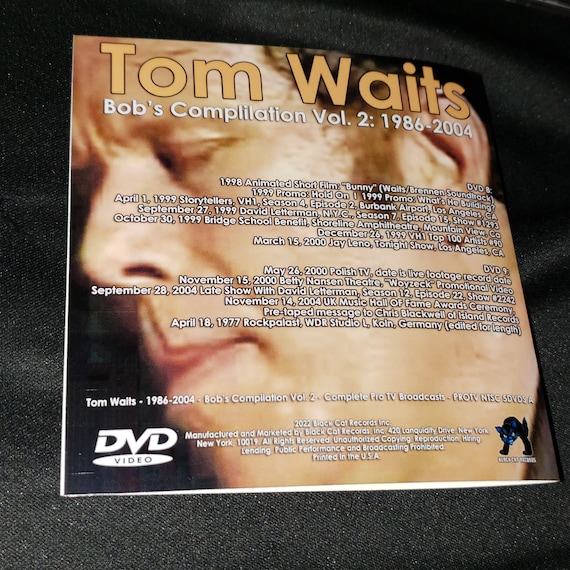Tom Waits DVD 9x TV Collection Every TV Appearance From 1975-2000