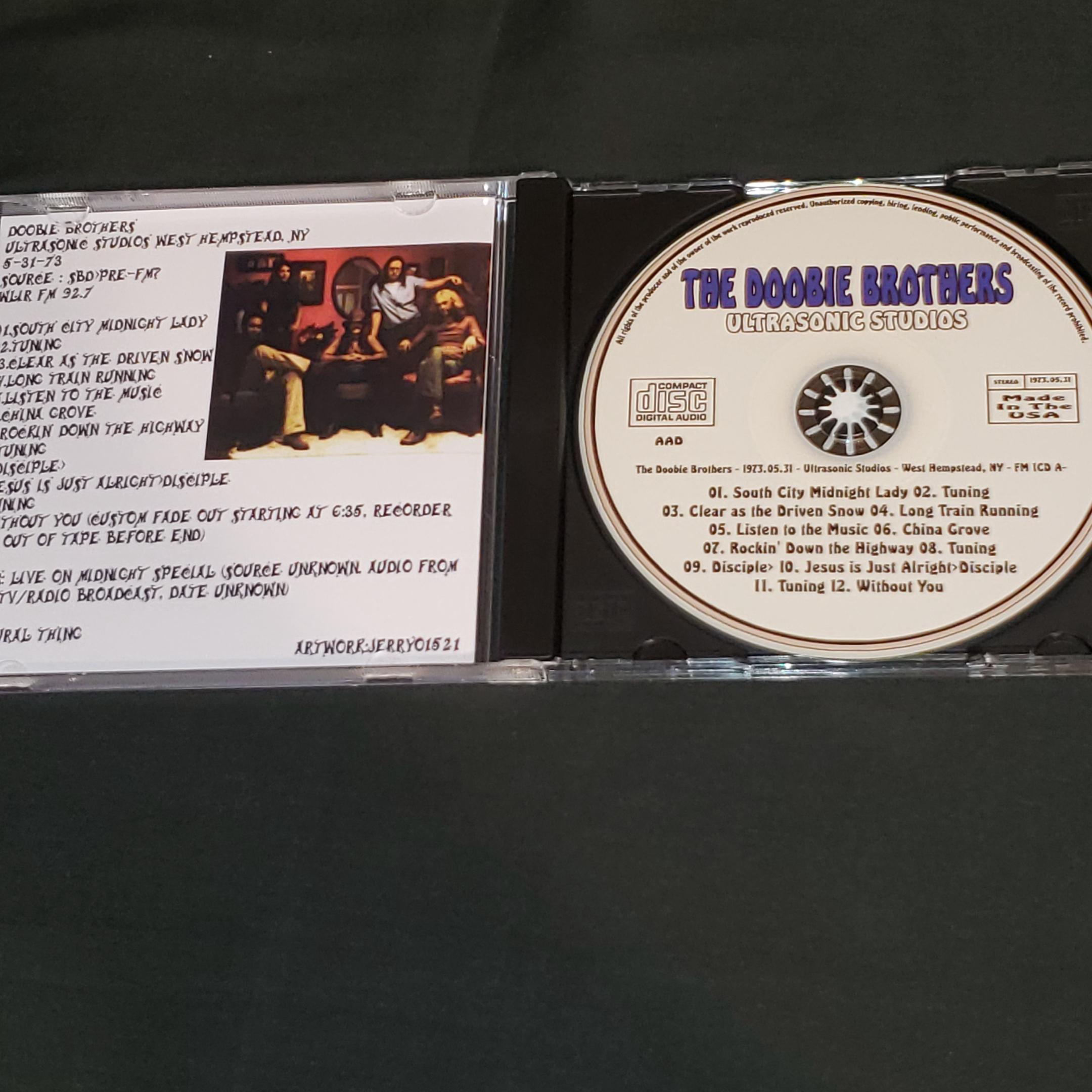 The Doobie Brothers 1 CD Live in West Hempstead NY at Ultrasonic