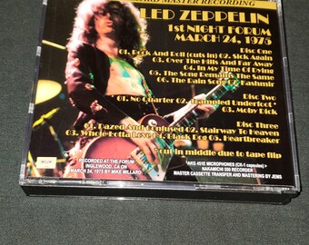 Led Zeppelin Live 3 CD Set Mike Millard Lostfound 1st Night Forum