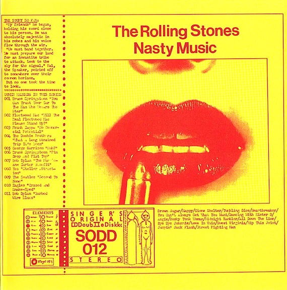 Rolling Stones Live 2 CD Nasty Muisc Live at Brussels 73, Wembley