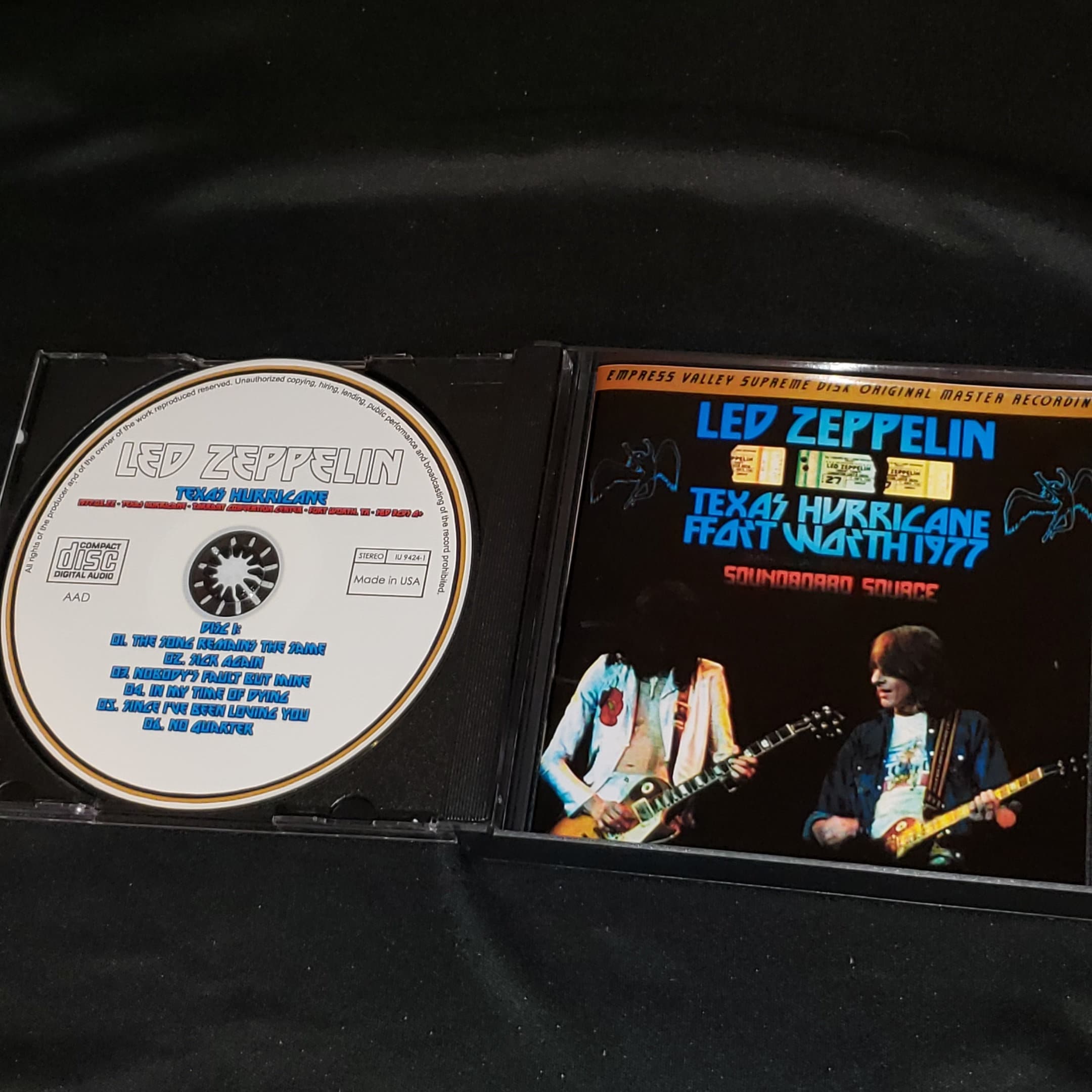 Led Zeppelin 3 CD Set Texas Hurricane Live 1977 Fort Worth