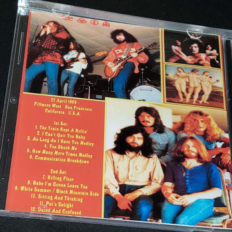 Led Zeppelin Live 2 CD Set the Devil's Blues Live at Etsy