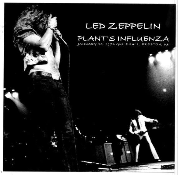 Led Zeppelin 2 CD Plant's Influenza Live in Preston UK at