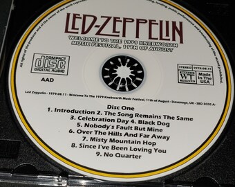 米2LP Led Zeppelin Knebworth II 2S909 TOASTED /00520 Led Zeppelin KNEBWORTH 79' HD Remastered Blu Ray 2018 - YouTube