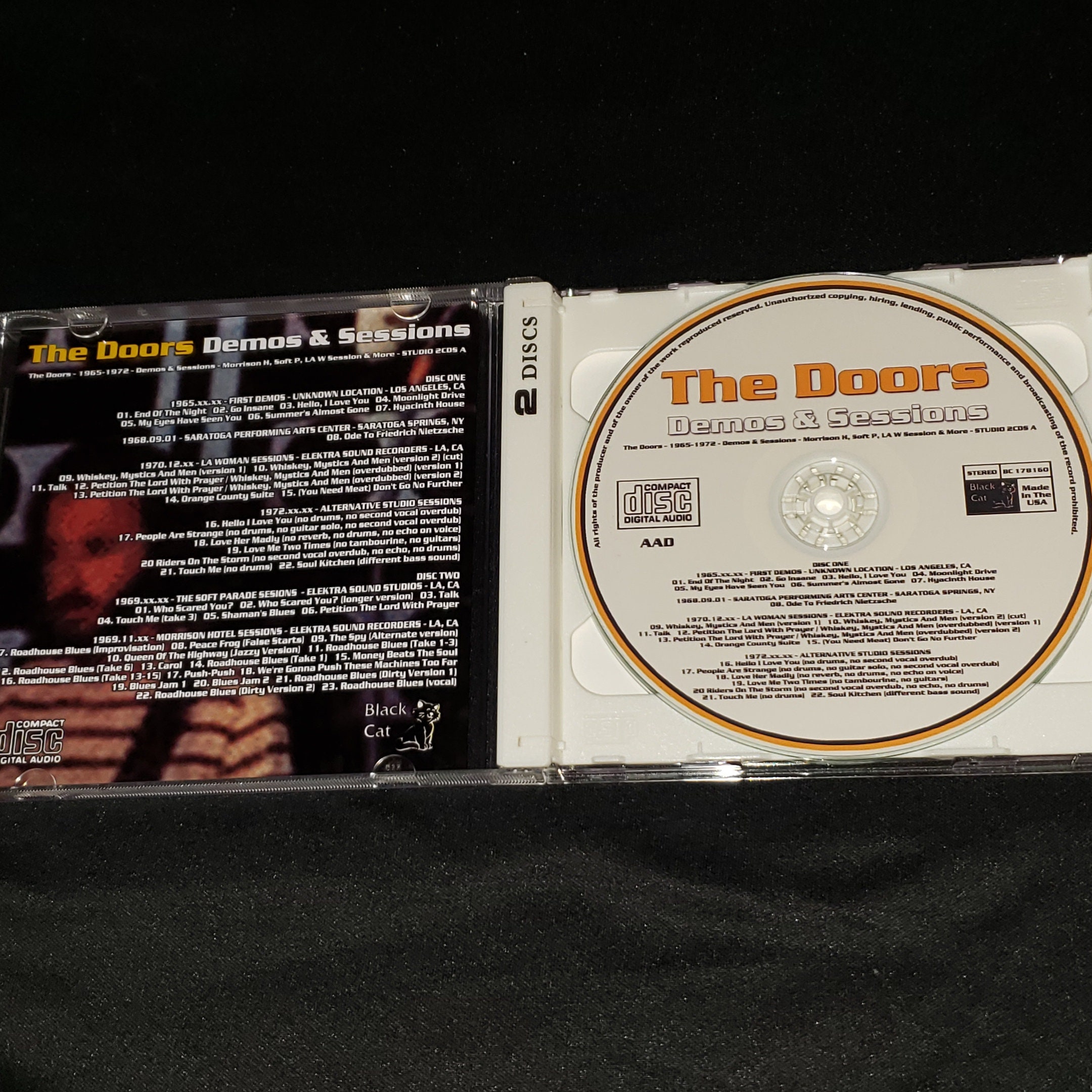 The Doors Demos & Sessions 2 CD Set 1965-1972 Studio Demos Jim