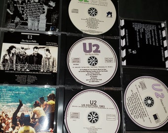 U2 4X 1 CD Bundle Boston 81 Philly 83 US Fest 83 Montreal 85