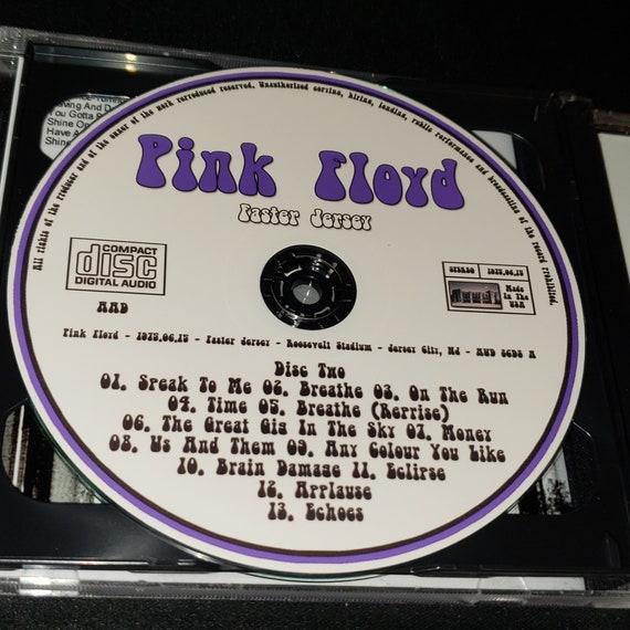 Pink Floyd Live 2 CD Set Faster Jersey in Jersey City NJ 1975 - Etsy