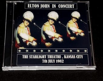 Elton John 2 CD In Concert Live 1982 at Starlight Theatre in Kansas City FM Soundboard