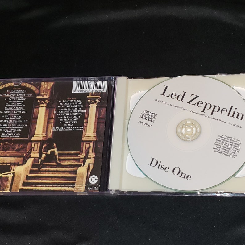 Led Zeppelin 2 CD Set Alternative Graffiti Physical Graffiti - Etsy