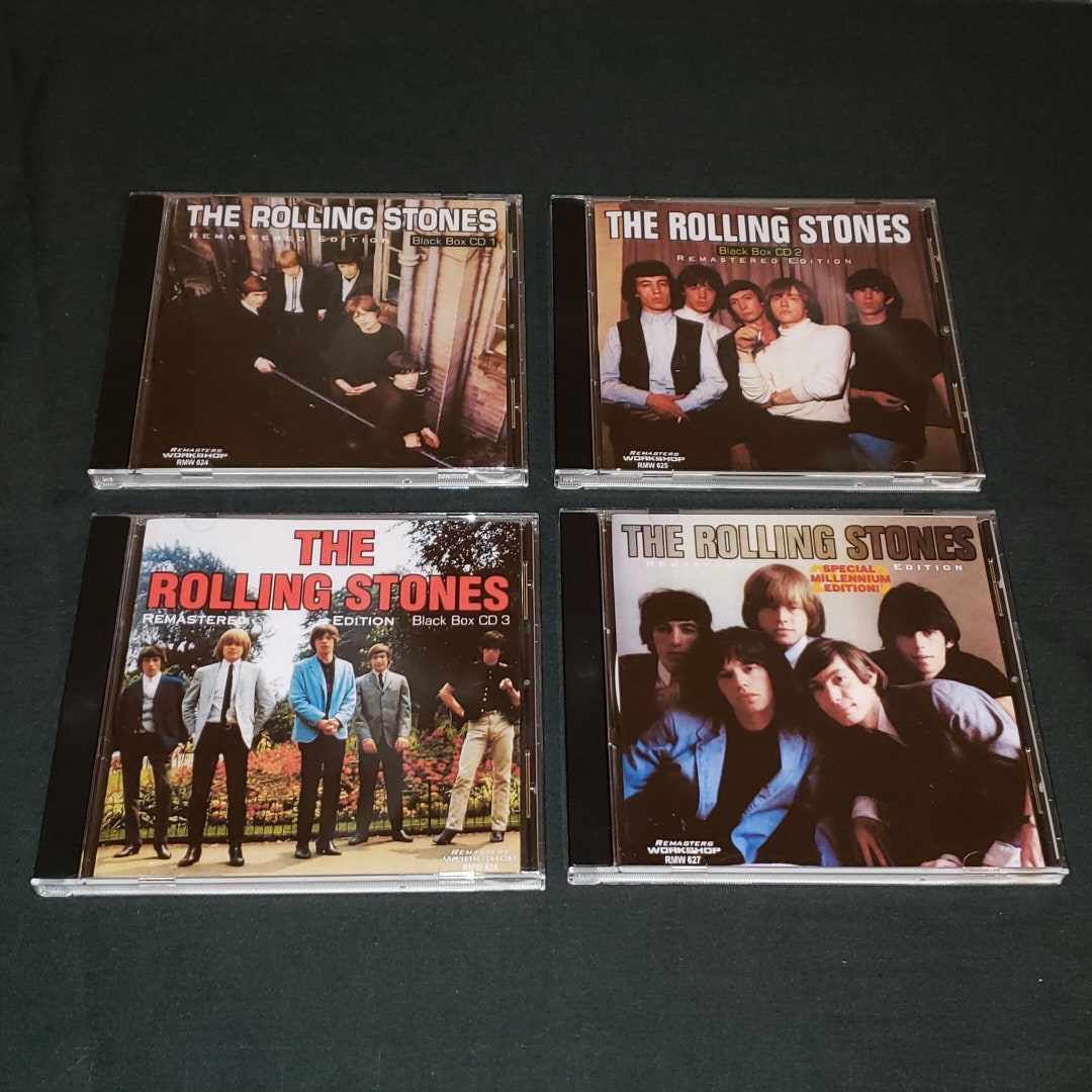 The Rolling Stones 4 CD Black Box 1960s 1970s Studio Outtakes Jagger The Rolling Stones 4 CD Black Box 1960s 1970s Studio Outtakes Jagger