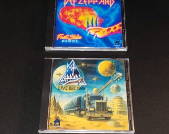 Def Leppard 2 Live 1 CD Sets First Strike Demos + BBC London 1979 Studio Soundboard