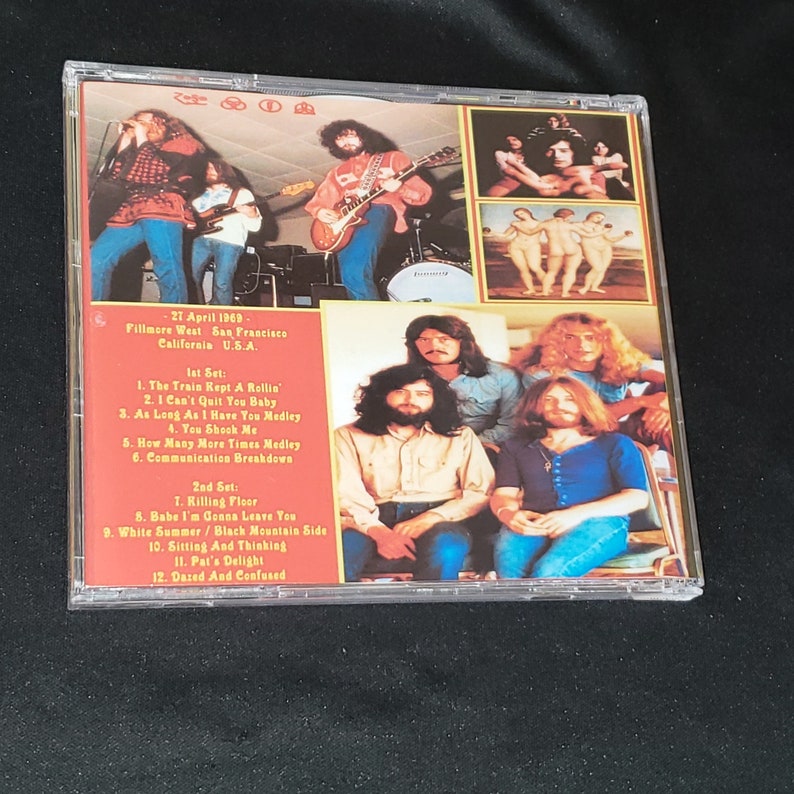 Led Zeppelin Live 2 CD Set the Devil's Blues Live at Etsy