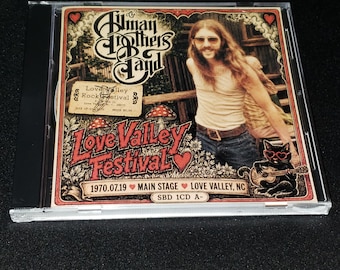 Allman Brothers 1970.07.19 Live Love Valley Festival NC SBD 1 CD Duane Gregg Dickey