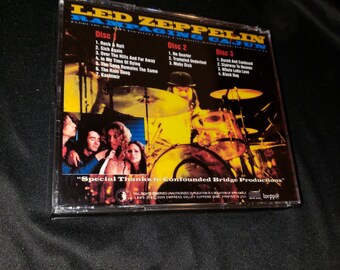 Led Zeppelin 3 CD Set Rampaging Cajun Live Baton Rouge 1975