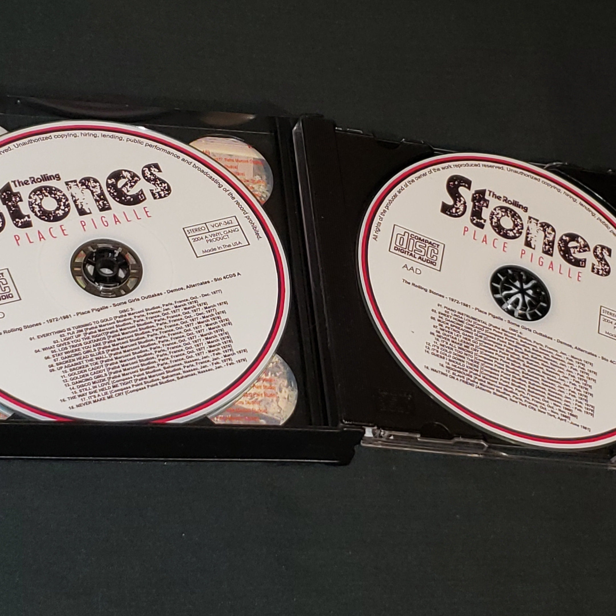 Rolling Stones Live 4 CD 1972-1981 Place Pigalle Some Girls