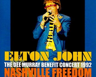 Elton John 2 CD Nashville Freedom Live 1992 at the Grand Ole Opry Nashville Solo Soundboard
