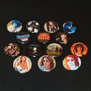 14 Doors Buttons 1 Inch Pin Mini Vinyl LP Button Pins Jim Morrison Lot B