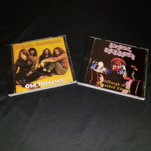 Black Sabbath 2 Live CD Old Diseases Wichita 1971 and Pittsburgh 1976 FM Broadcast Ozzy