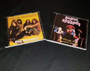 Black Sabbath 2 Live CD Old Diseases Wichita 1971 and Pittsburgh 1976 FM Broadcast Ozzy