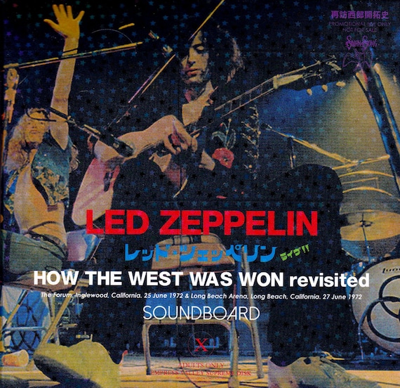 Led Zeppelin 3 CD Set How the West Was Won Revisited Live 1972 in