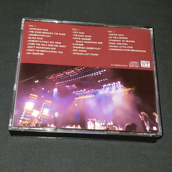 Led Zeppelin 3 CD Set Welcome to 2nd Weekend Knebworth Festival